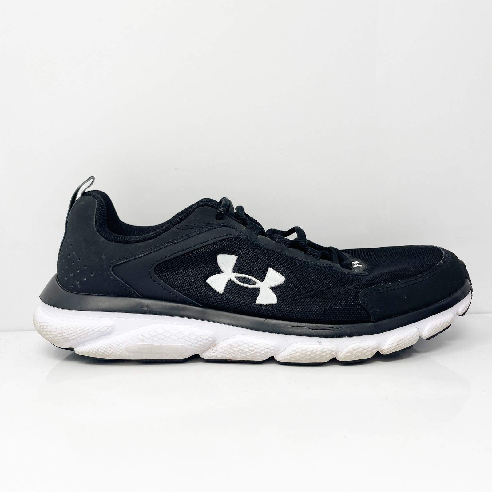 Under Armour Mens Charged Assert 9 3024590-001 Black Running Shoes Sneakers 10.5
