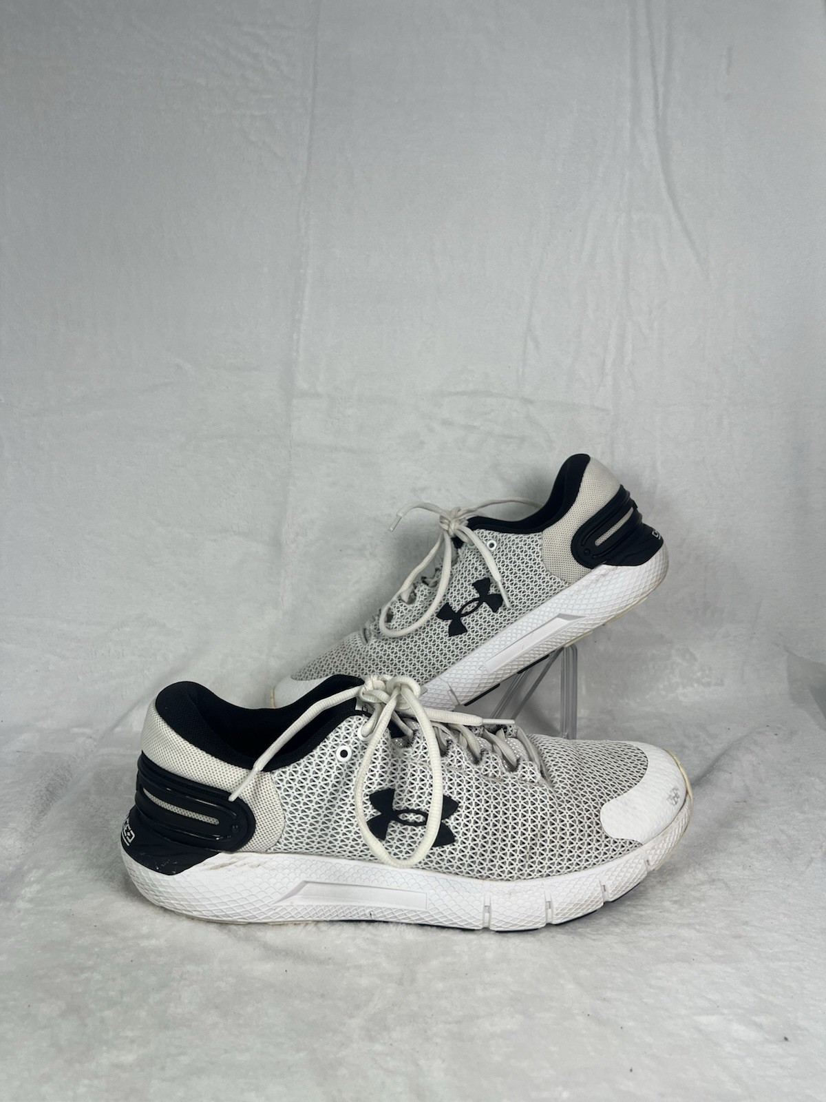 Under Armor Men’s Shoes- Charged Rouge 2.5 Black/White Size 12 Running Shoes