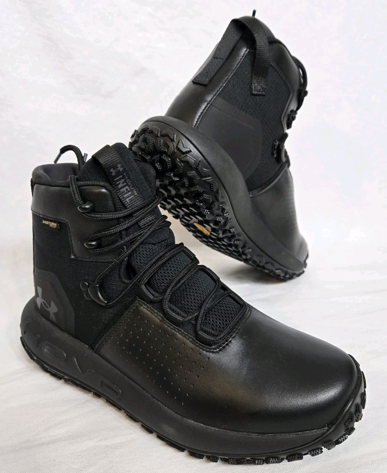 Under Armour Hovr Infil Boots Mens Size 9 Black Waterproof Tactical 3026737-001