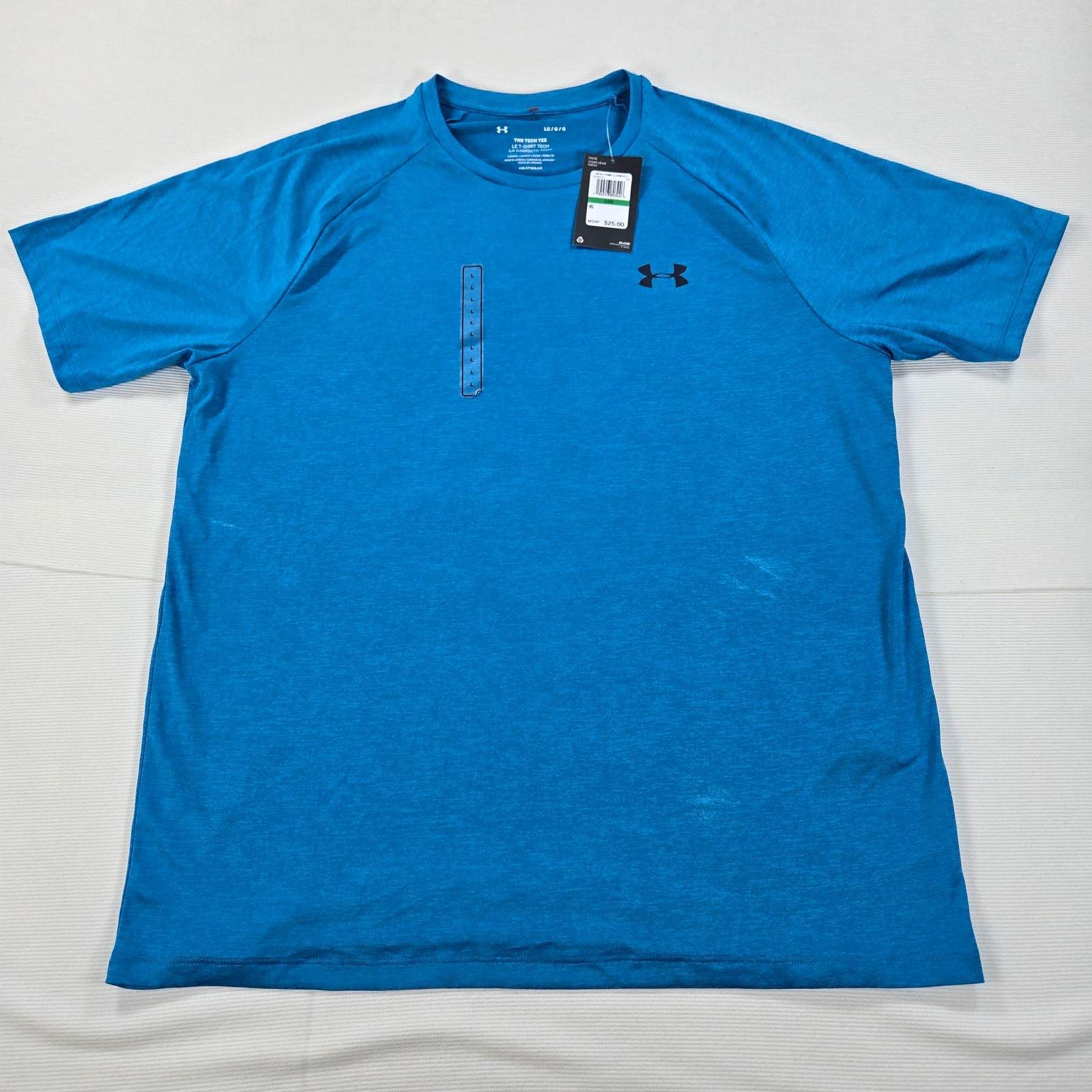 NWT Under Armour Loose Fit Heat Gear The Tech Tee in Blue Men’s Size Large