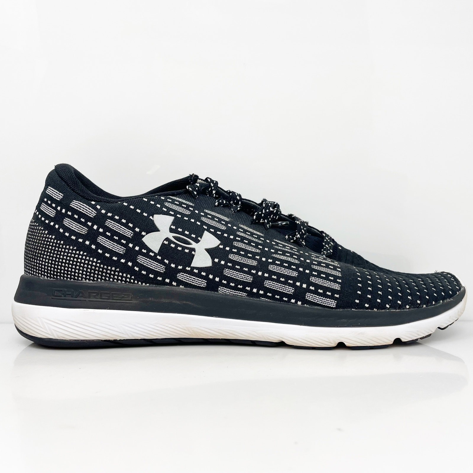 Under Armour Mens Threadborne Slingflex 1285676 Black Running Shoes Sneakers 13