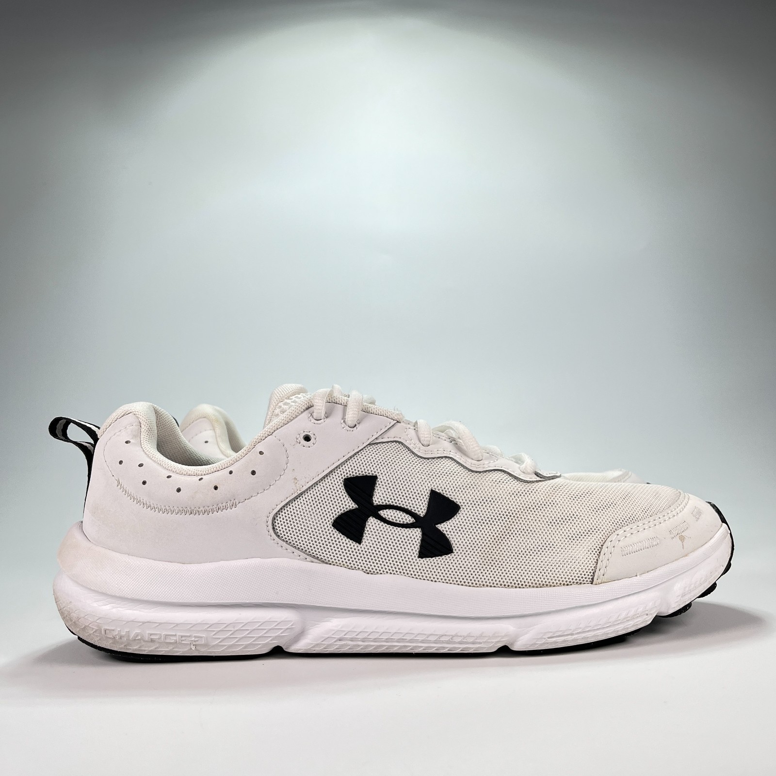 Under Armour Charged Assert 10 White Running Shoe 3026175-104 Men’s Size 12