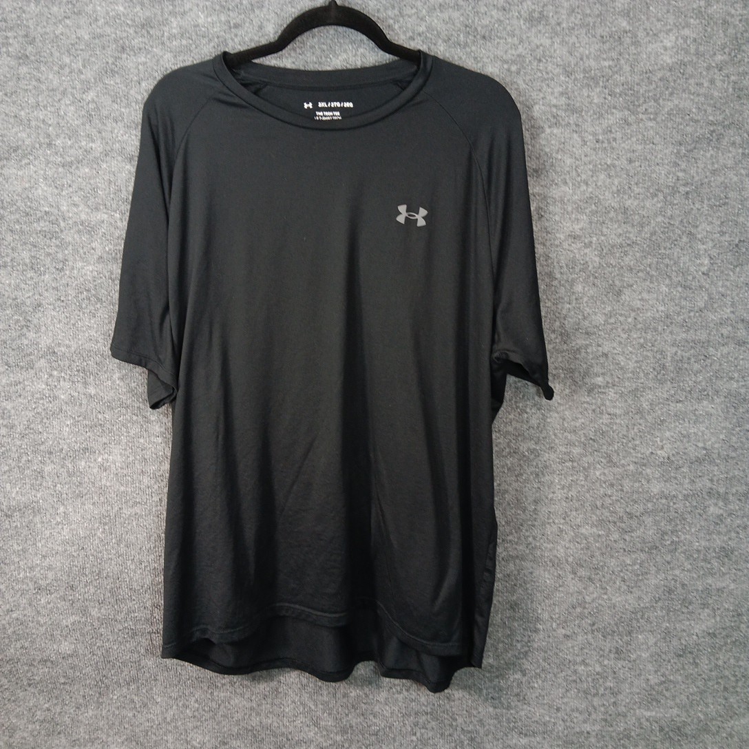 Under Armour The Tech Tee Black Loose Fit UA Tech Athletic Wicking Shirt Gym