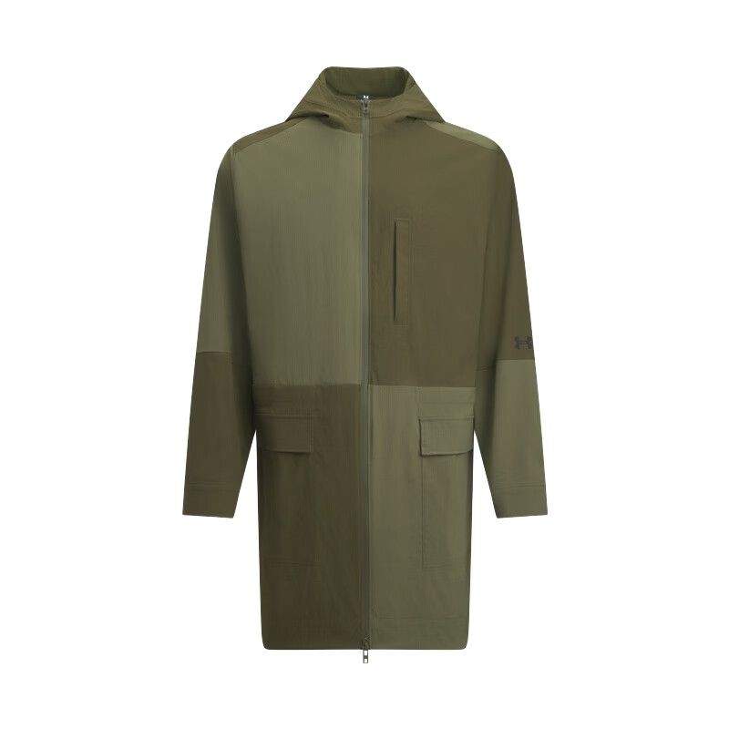 Under armour Unstoppable FW25 Free Series Logo Zip Sports Loose Long Jacket