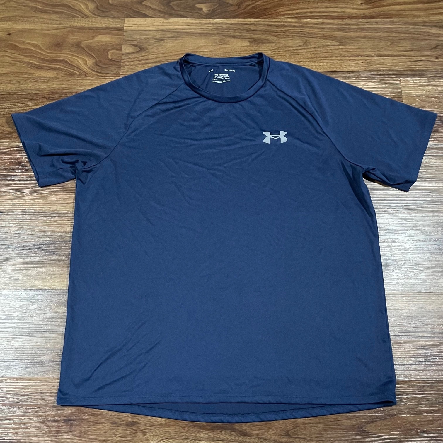 Under Armour The Tech Tee Short Sleeves Let Shirt Tech Blue Men’s Size XL