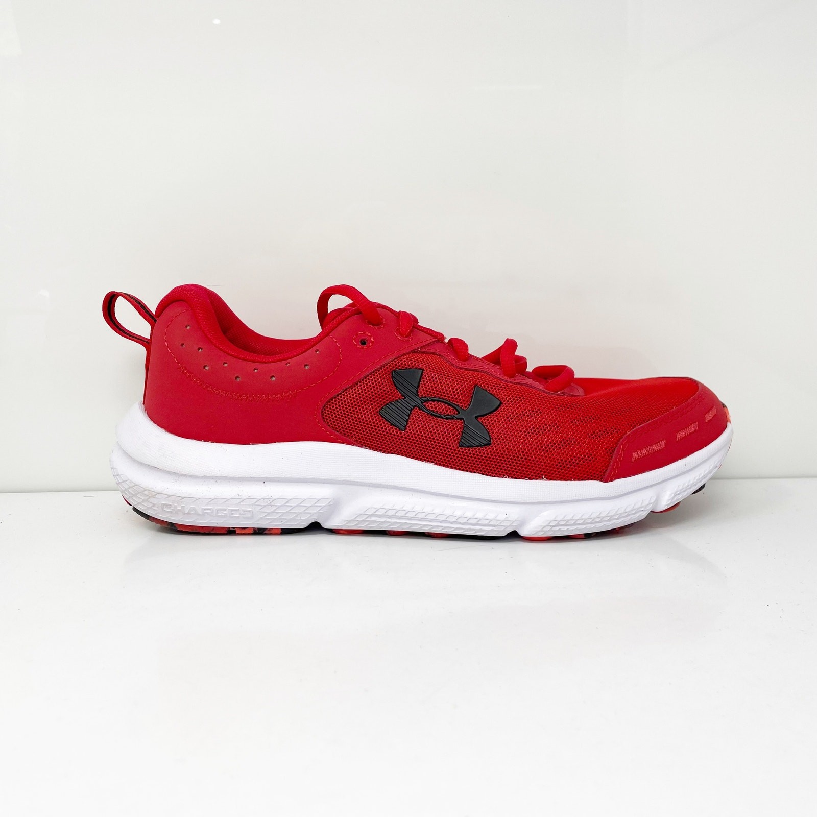 Under Armour Mens Charged Assert 10 3026175-600 Red Running Shoes Sneaker Sz 7.5