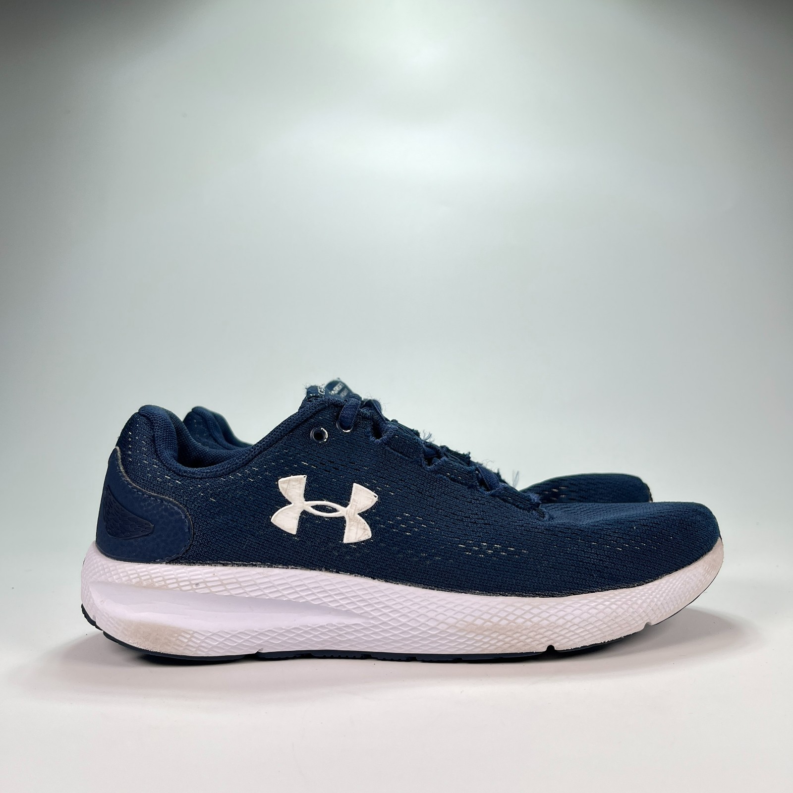Under Armour Charged Pursuit 2 Blue White Running Shoes 3022594-401 Men’s Sz 7.5