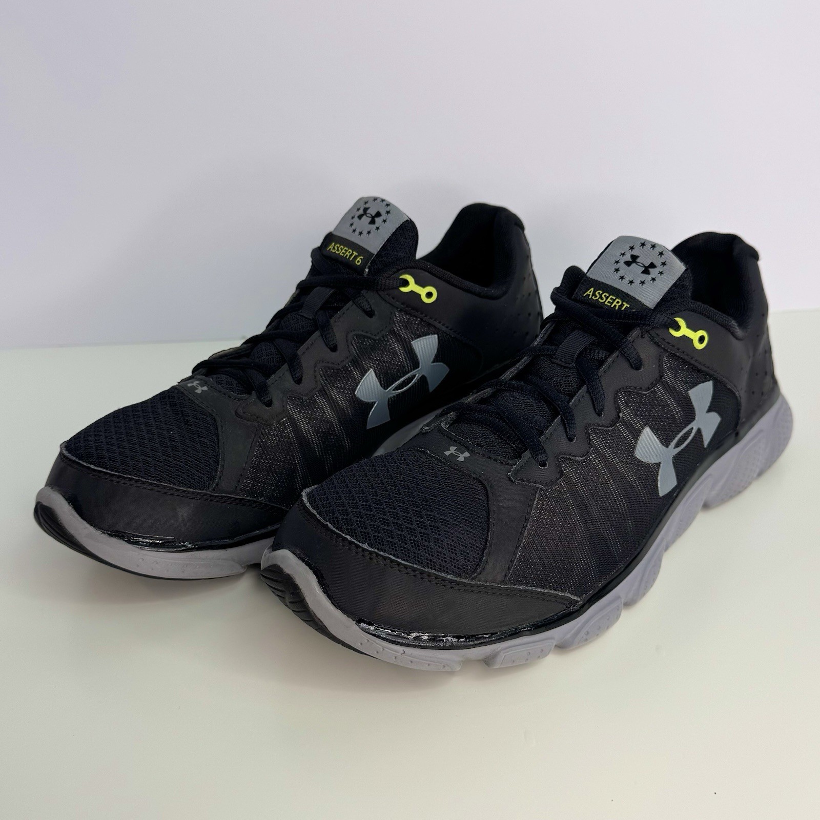 Men’s Under Armour Freedom Assert VI Athletic Shoes Size 12 Black