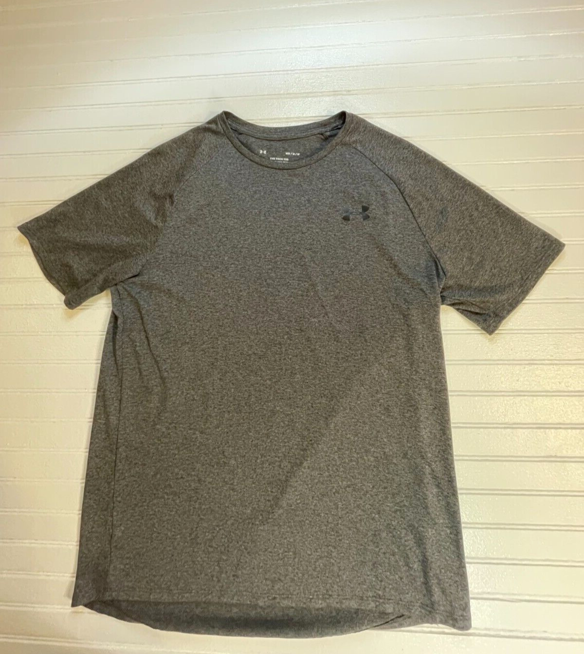 UNDER ARMOUR THE TECH T SHORT SLEEVE MEDIUM GREY