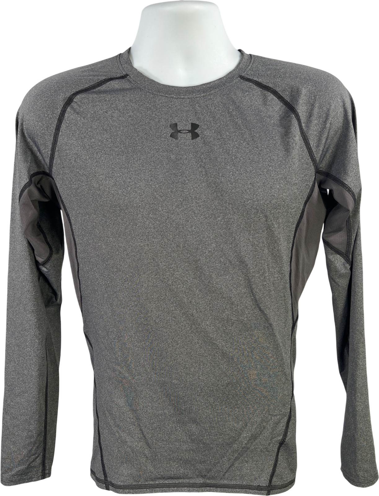 Under Armour Men’s Gray Heathered HeatGear Compression Athletic Shirt – L
