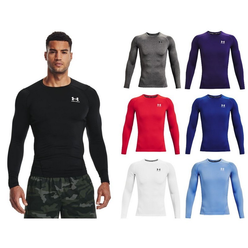 Under Armour 1361524 Men’s UA HeatGear Armour Compression Shirt Long Sleeve Tee