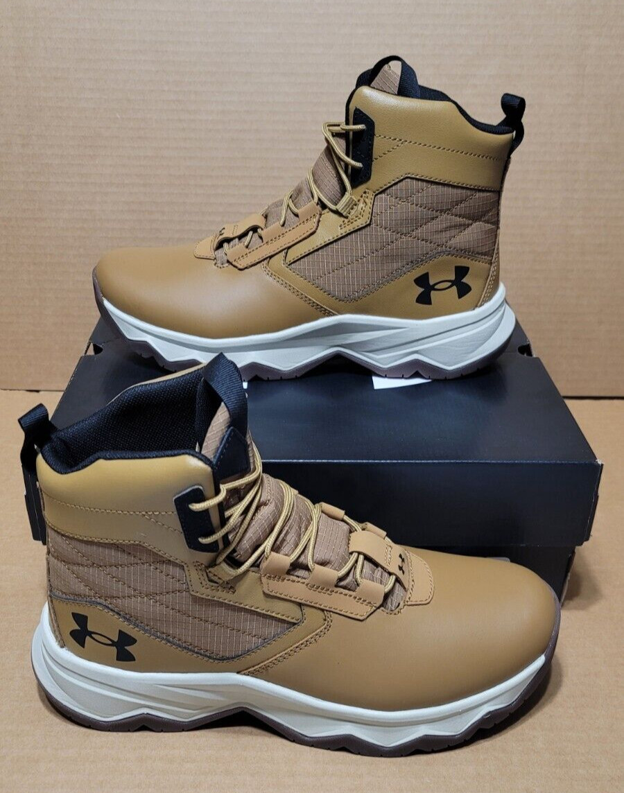 New Under Armour 3025578-200 UA Stellar G2 6″ Tactical Boots Hiking Size 10