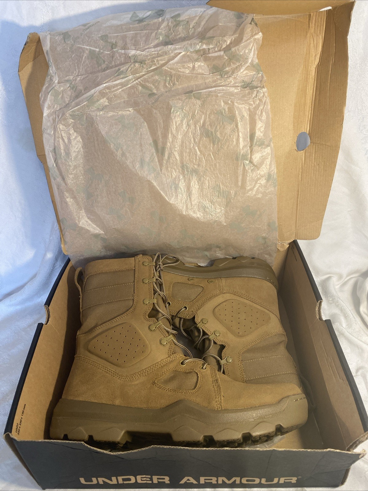 Under Armour Men’s UA FNP Lace Up Tactical Boots Coyote brown 1287352-728 Sz 12
