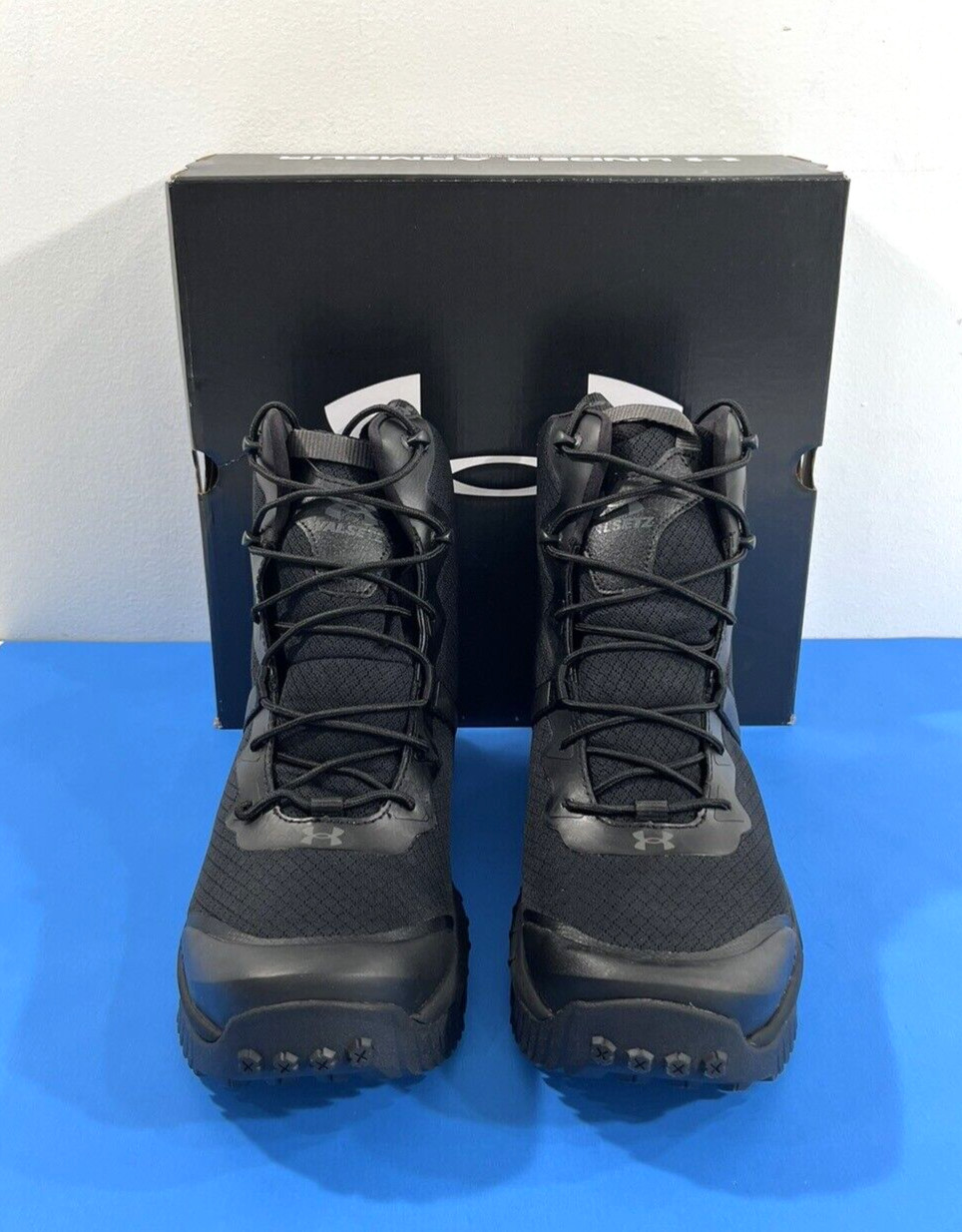 13 M NIB MEN’S UA UNDER ARMOUR MICRO G VALSETZ 8″ TACTICAL BOOTS 3023743-011 BLK