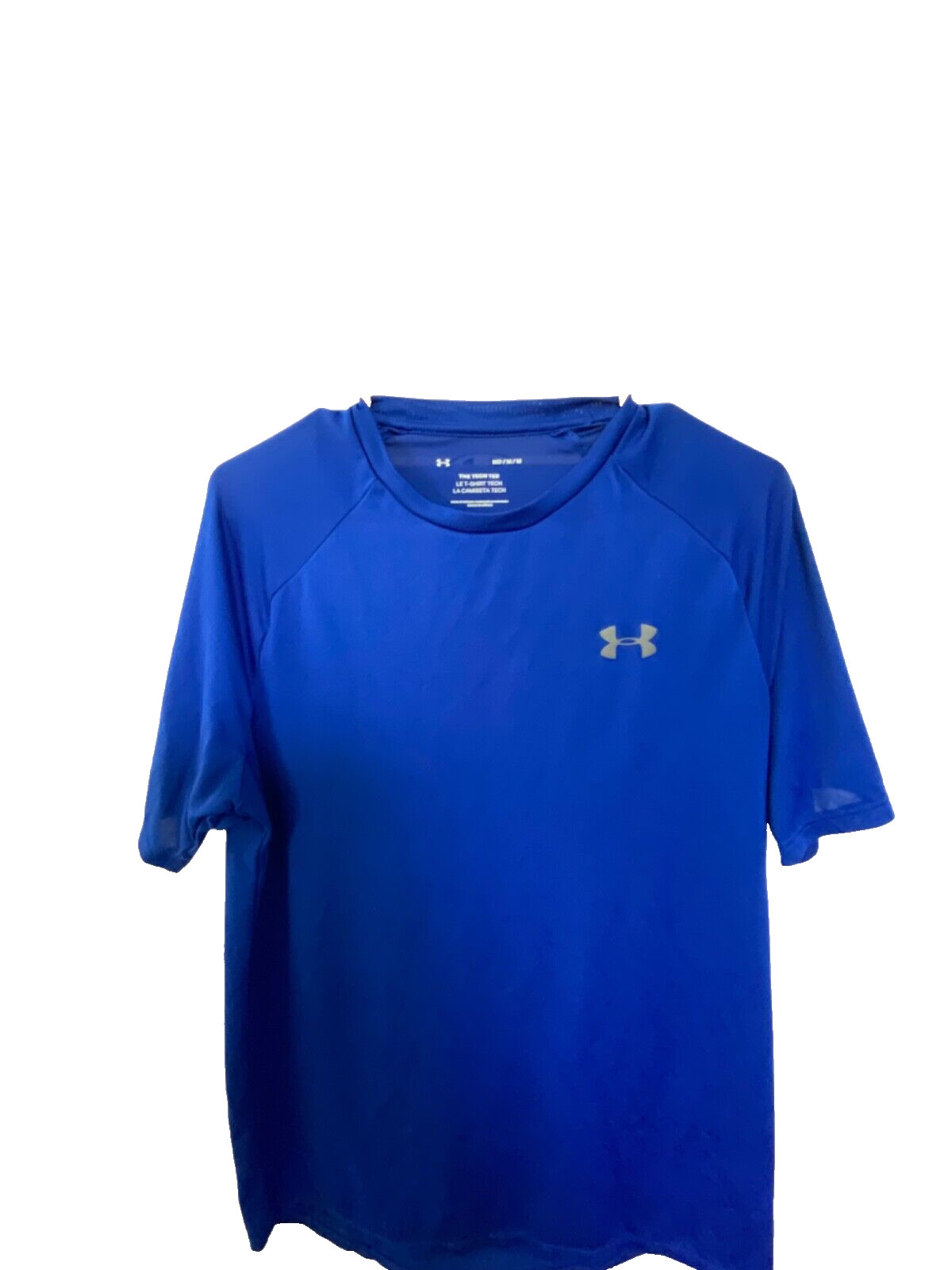 Under Armour Men’s The Tech Tee Size Medium Color Blue S/S