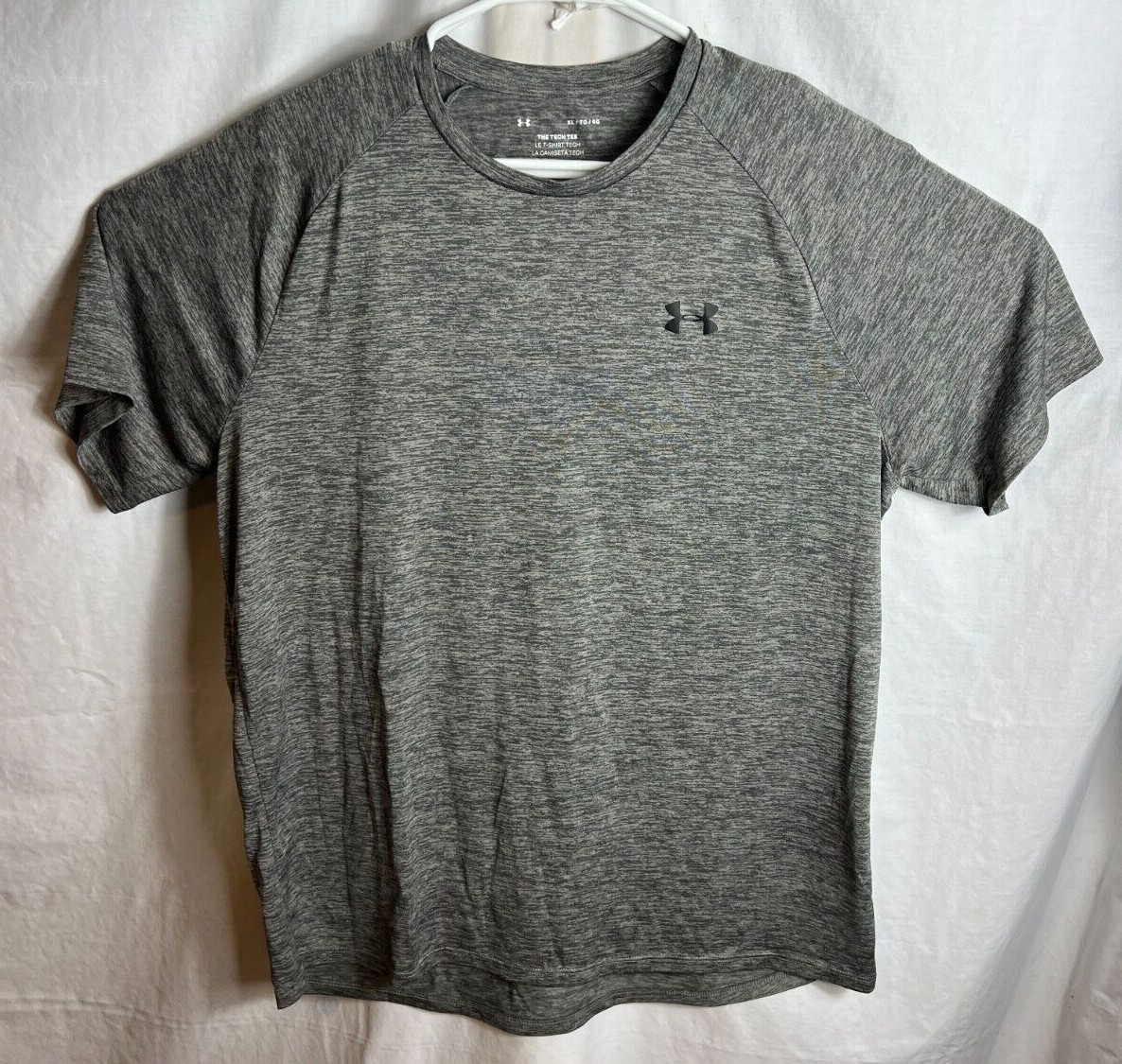 Under Armour The Tech Tee Lightweight T-shirt Short Sleeve Men Charcoal sport XL