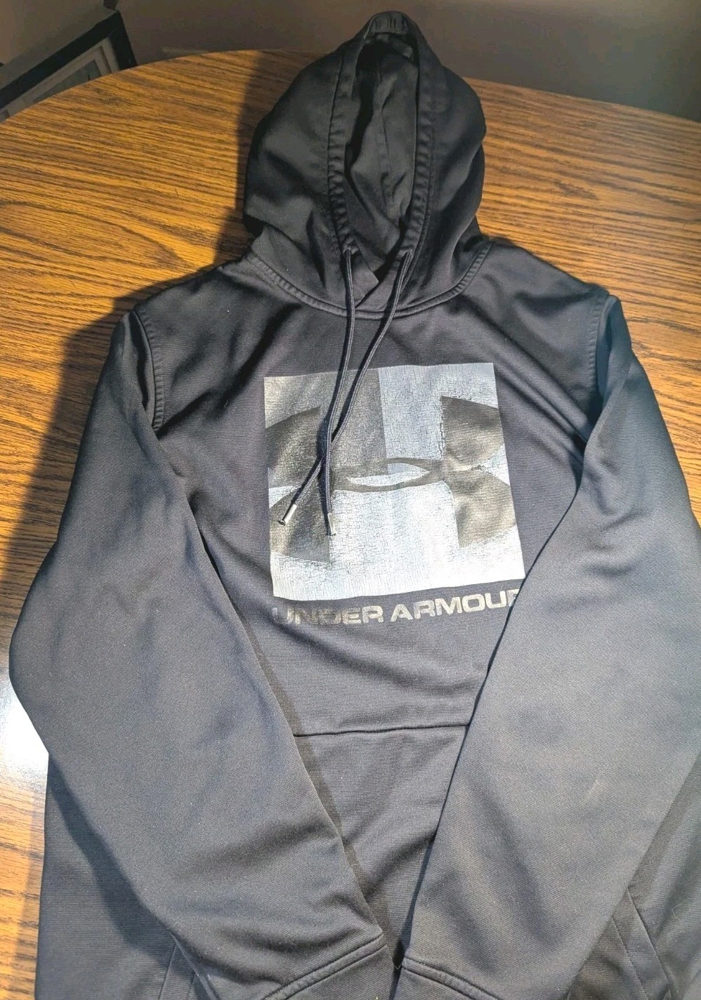 Hoodie Black Under Armour Men’s Unisex Black Pullover Hoodie L