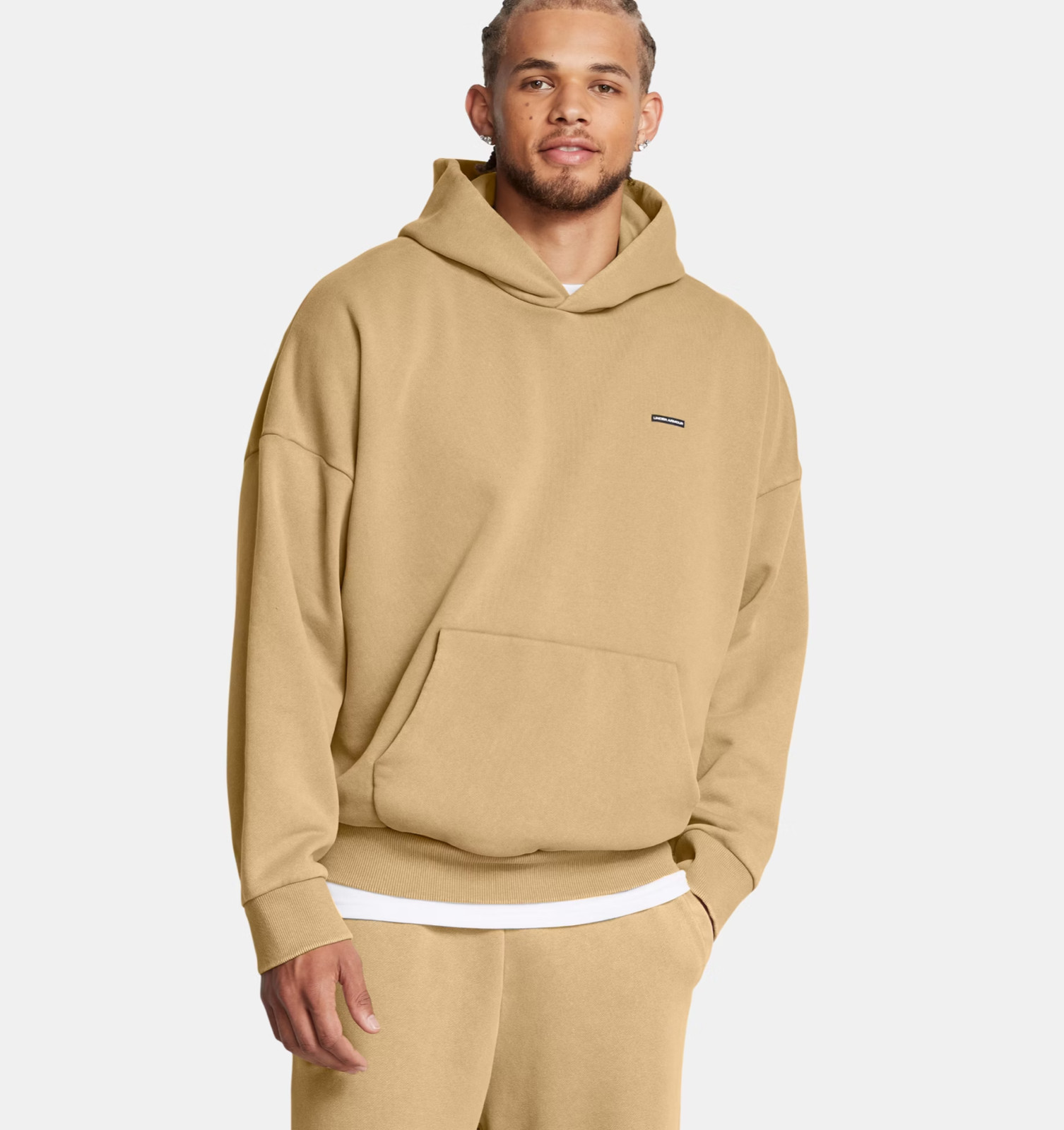 Under Armour Men’s S Icon Heavyweight Fleece Wash Oversized Hoodie 1386552 $120