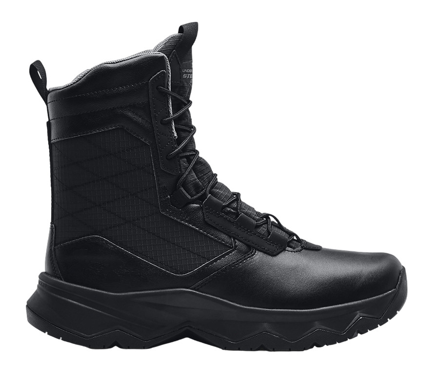UNDER ARMOUR BLACK MENS STELLAR G2 ZIP 8″ BOOT 3024949-001