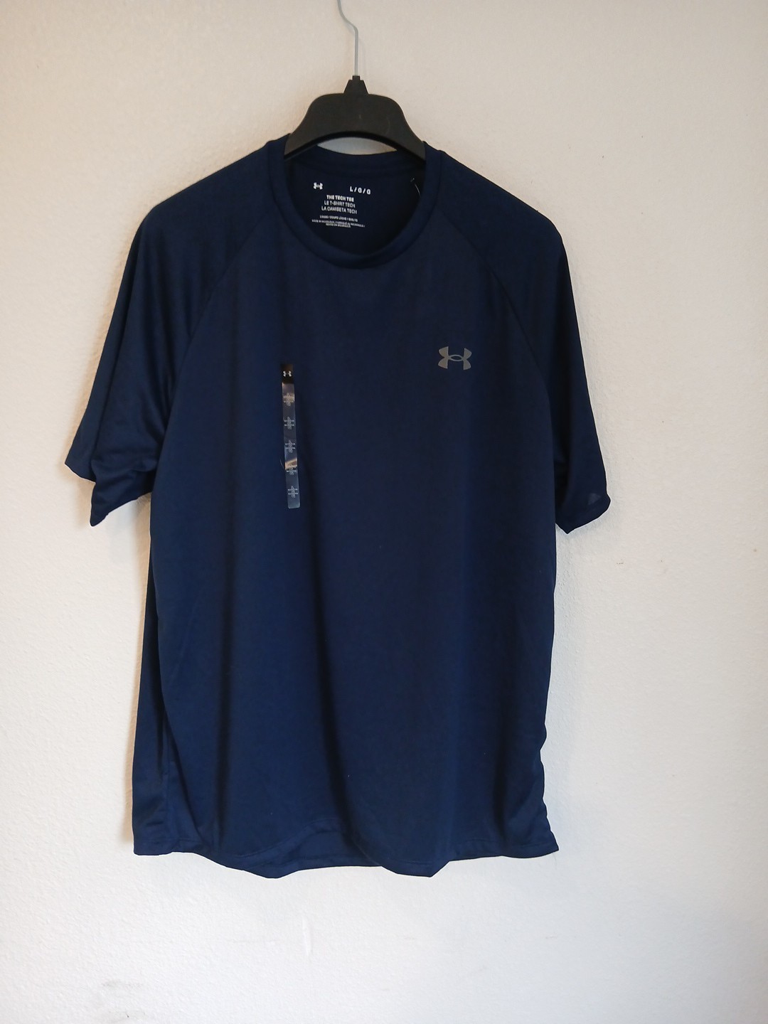 Under Armour Tech Tee Shirt Mens Large Navy Blue The T-Shirt