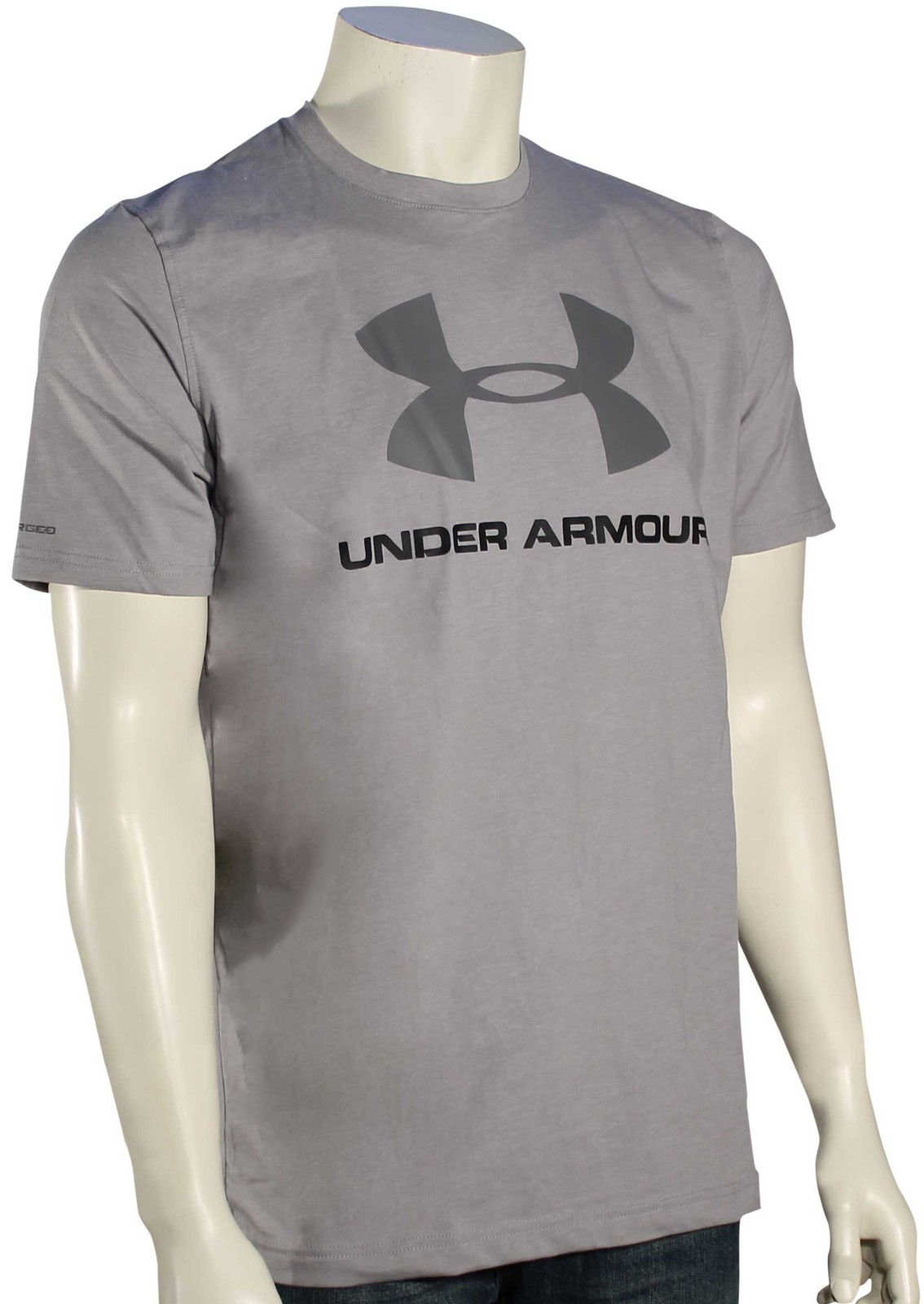 Under Armour Sportstyle Logo T-Shirt – Grey Heather / Graphite – New