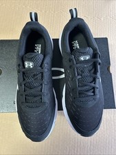 Under Armour Charged Assert 10 Men’s Running Shoes Black White, Size 10