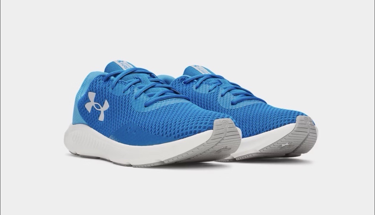 men’s under armor UA charged pursuit 3 Athletic Shoes photon blue size 12