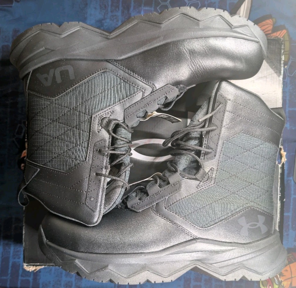 Under Armour 3024947-001 Mens UA Stellar G2 8″ Protect Tactical Duty Boot Sz 9.5