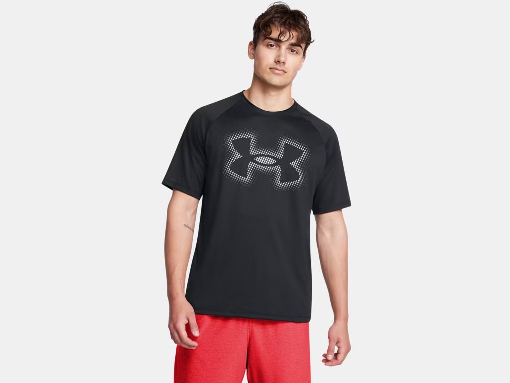Under Armour Men’s UA Tech Short Sleeve T-Shirt 1386799 Black (001)