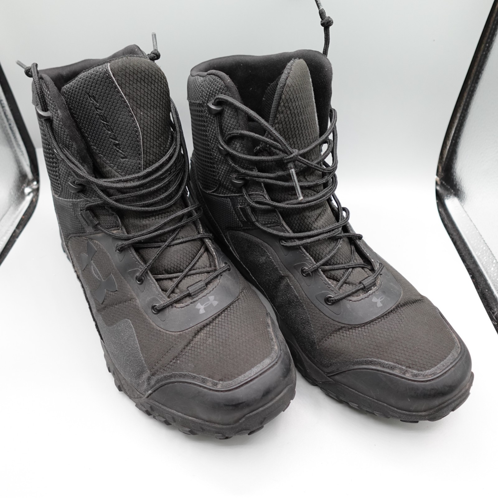 Under Armour Tactical Boots Mens 12.5 Micro G Valsetz Tactical Black shoes