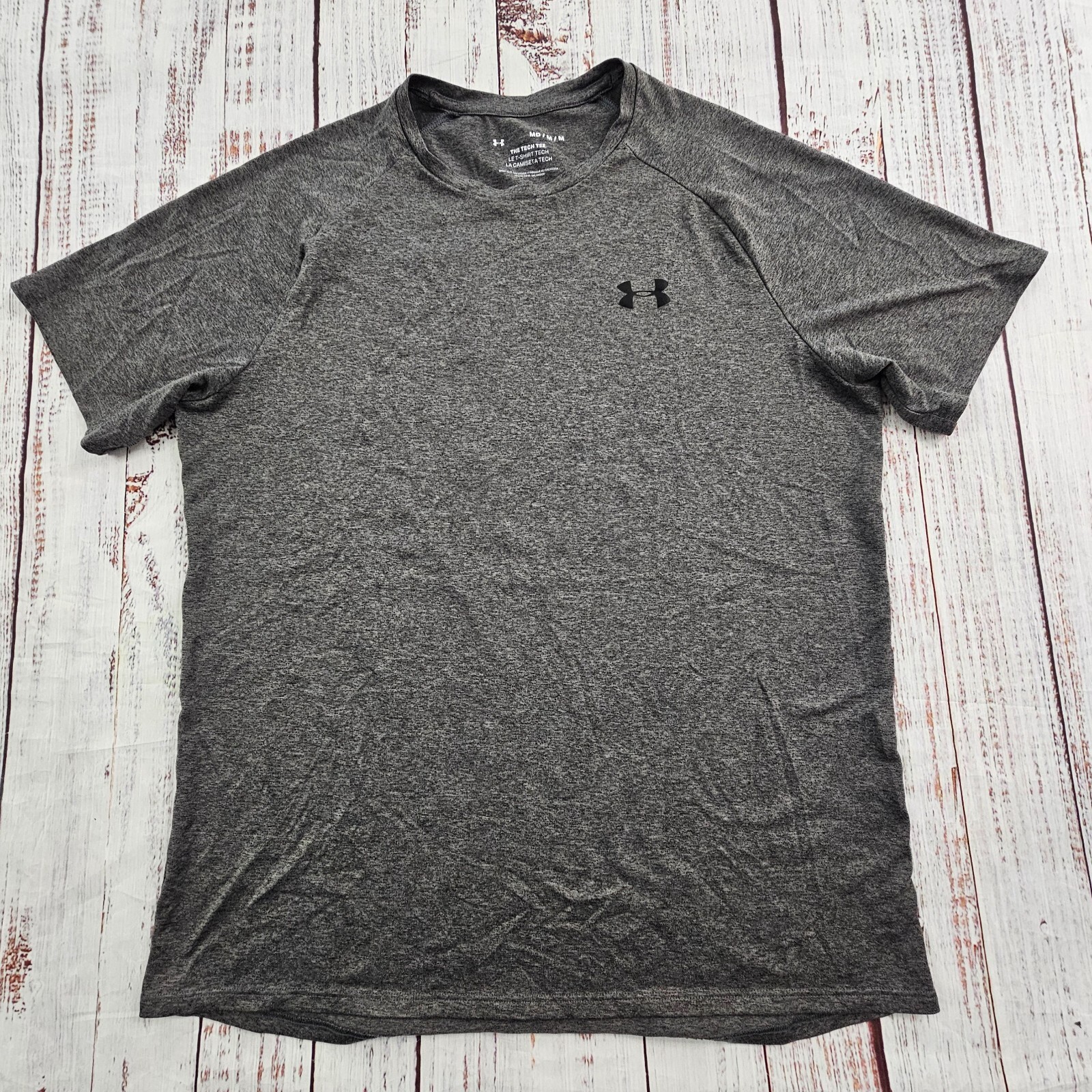 Under Armour Tech Gray Short Sleeve Performance T-Shirt Men’s M