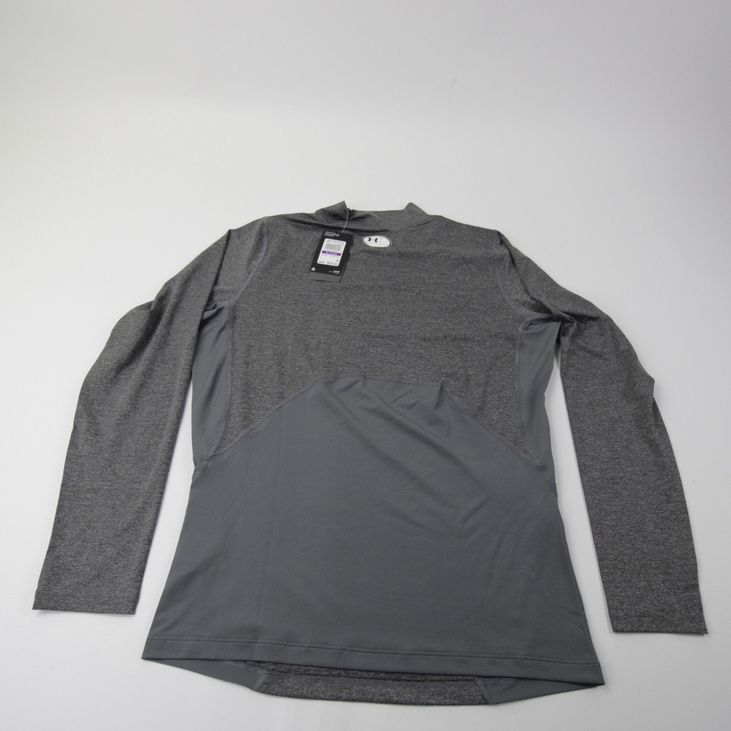 Under Armour HeatGear Compression Top Men’s Dark Gray/Heather New with Tags