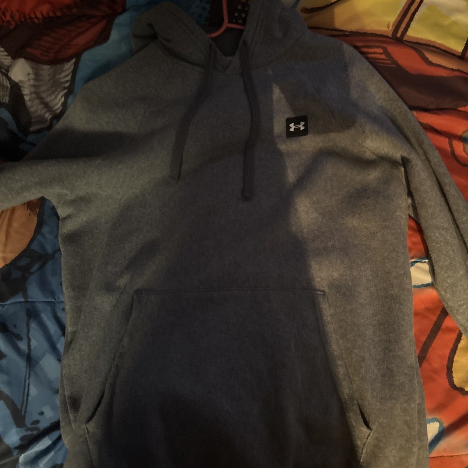 grey under armour hoodie