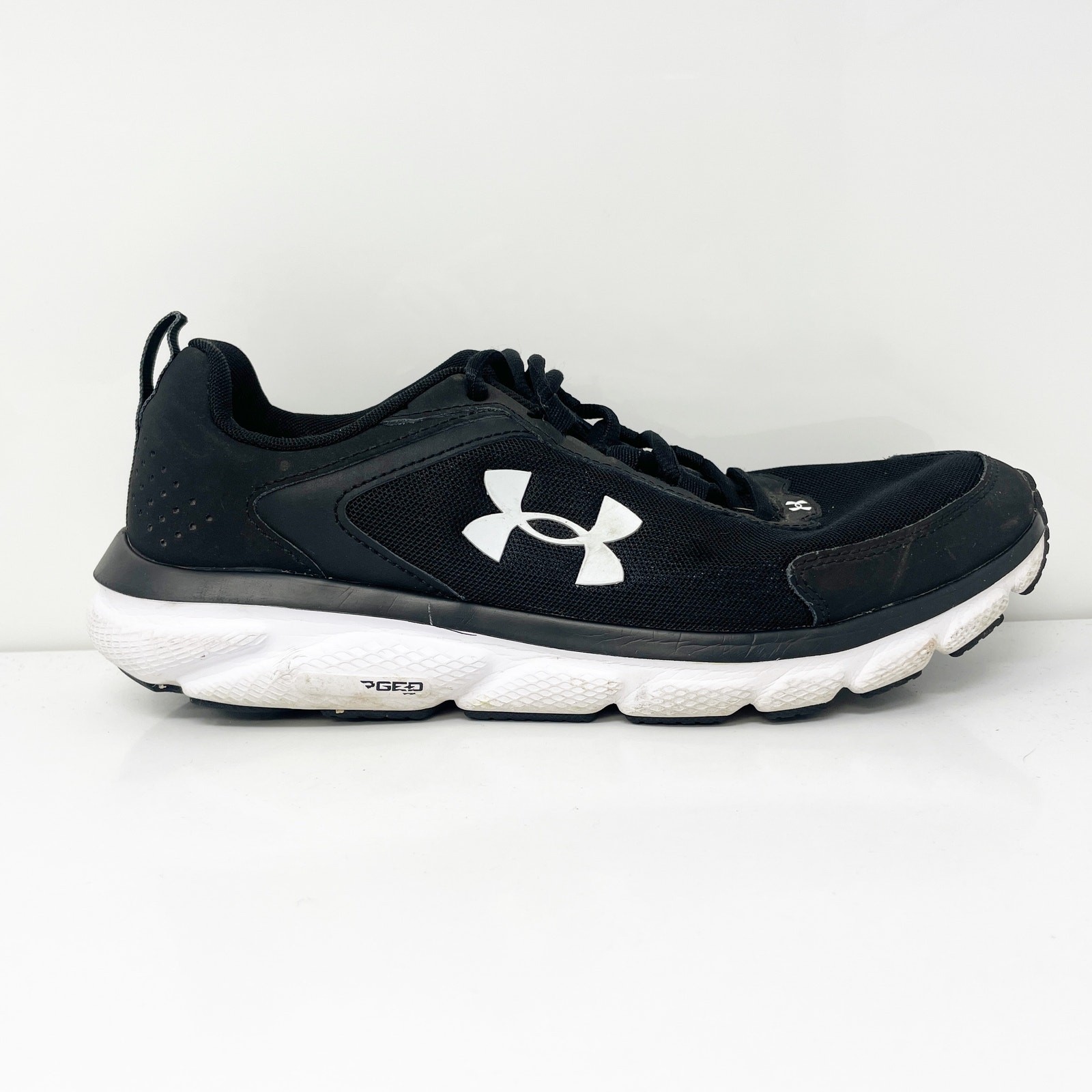 Under Armour Mens Charged Assert 9 3024590-001 Black Running Shoes Sneakers 10