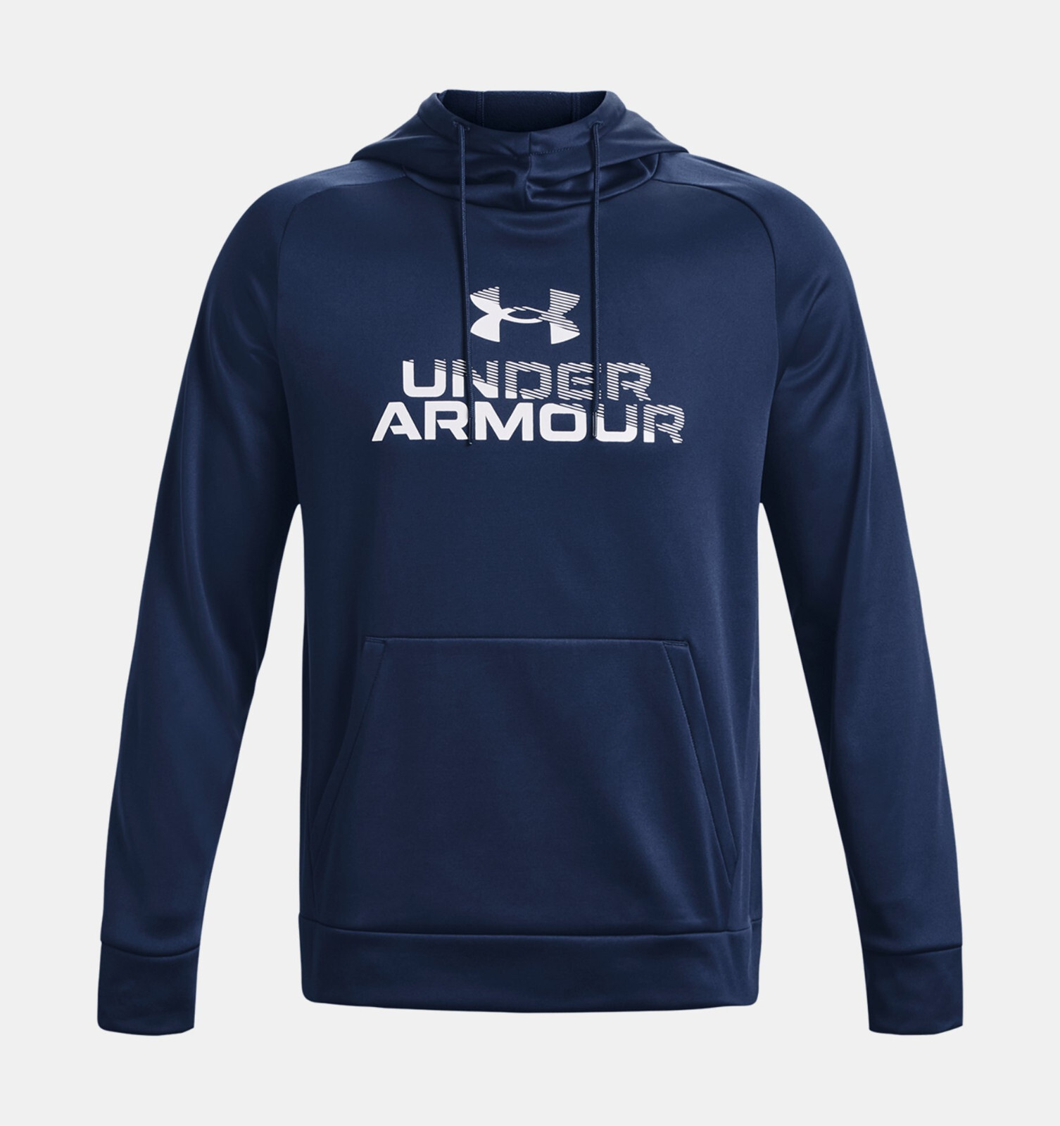 NEW UNDER ARMOUR Large Blue Sportstyle Fleece Wordmark  Hoodie SweatShirt