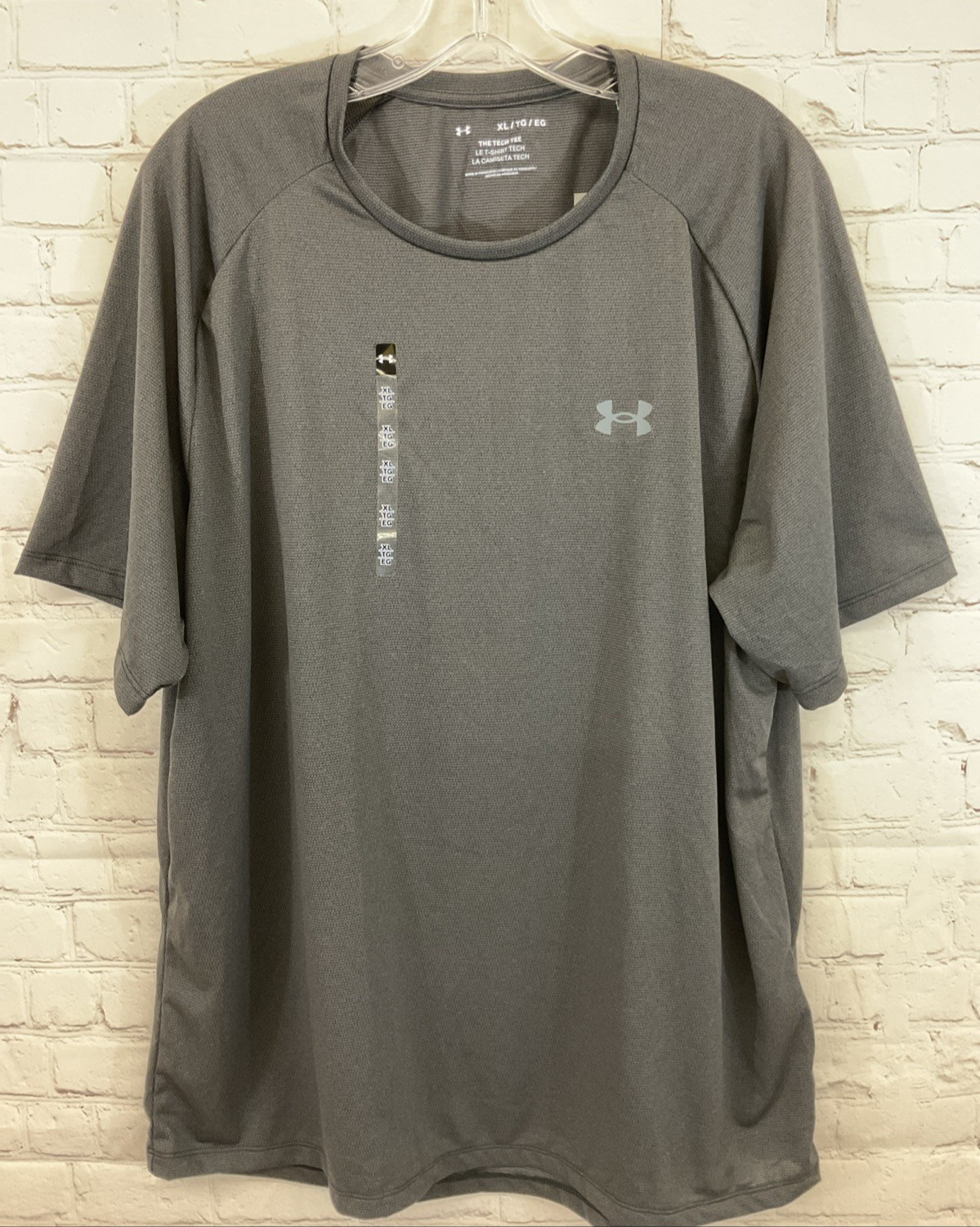 Under Armour 1345317 Men’s Tech 2.0 Short Sleeve Novelty T-Shirt Grey XL