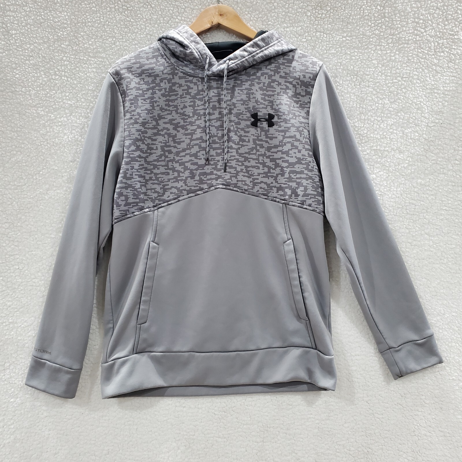 Under Armour Mens Storm Digital Fleece Loose Cold Gear Hoodie Pouch