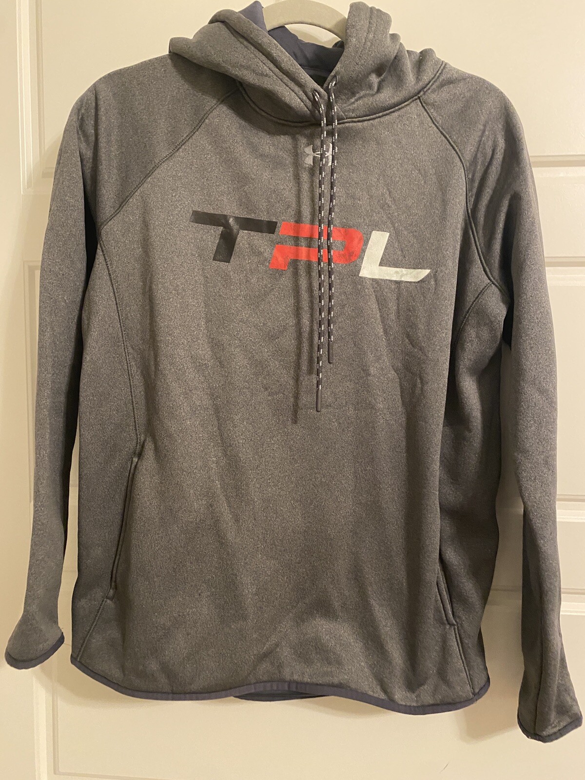 UNDER ARMOUR COLD GEAR LOOSE  Hoodie Soft Polyester Fleece Gray Sweatshirt