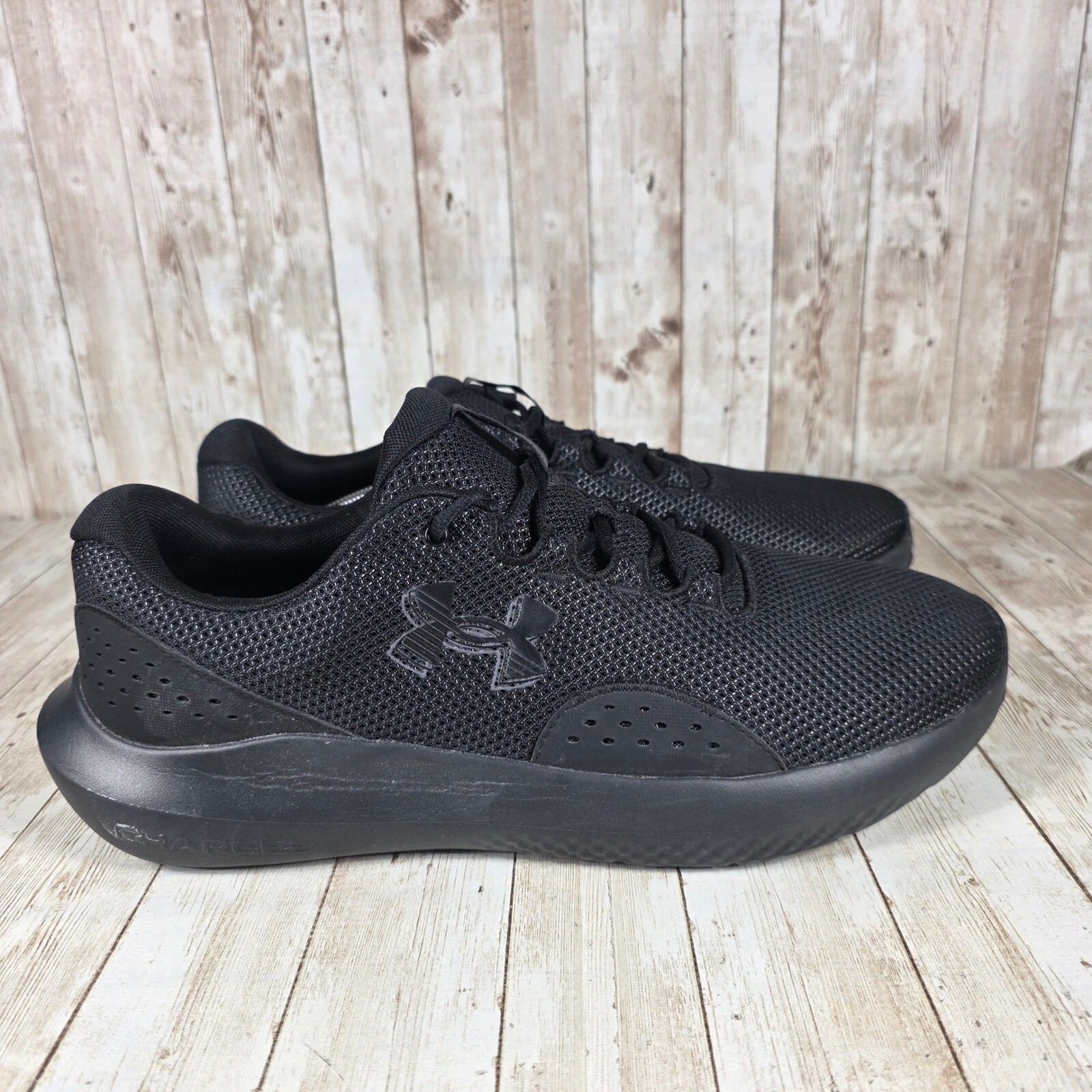 Under Armour Charged Assert 9 Running Shoes Lightweight Athletic Black