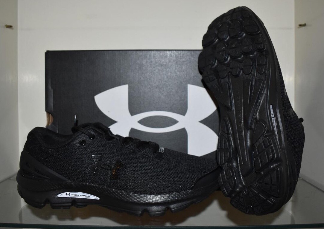 Under Armour Men’s UA Charged Gemini Running Shoes 3026501 002 Black NIB
