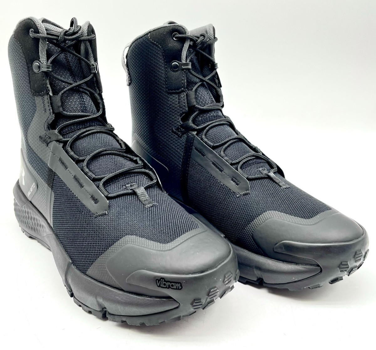 New Under Armour Charged Valsetz Black Tactical Boots for Men Size 9.5