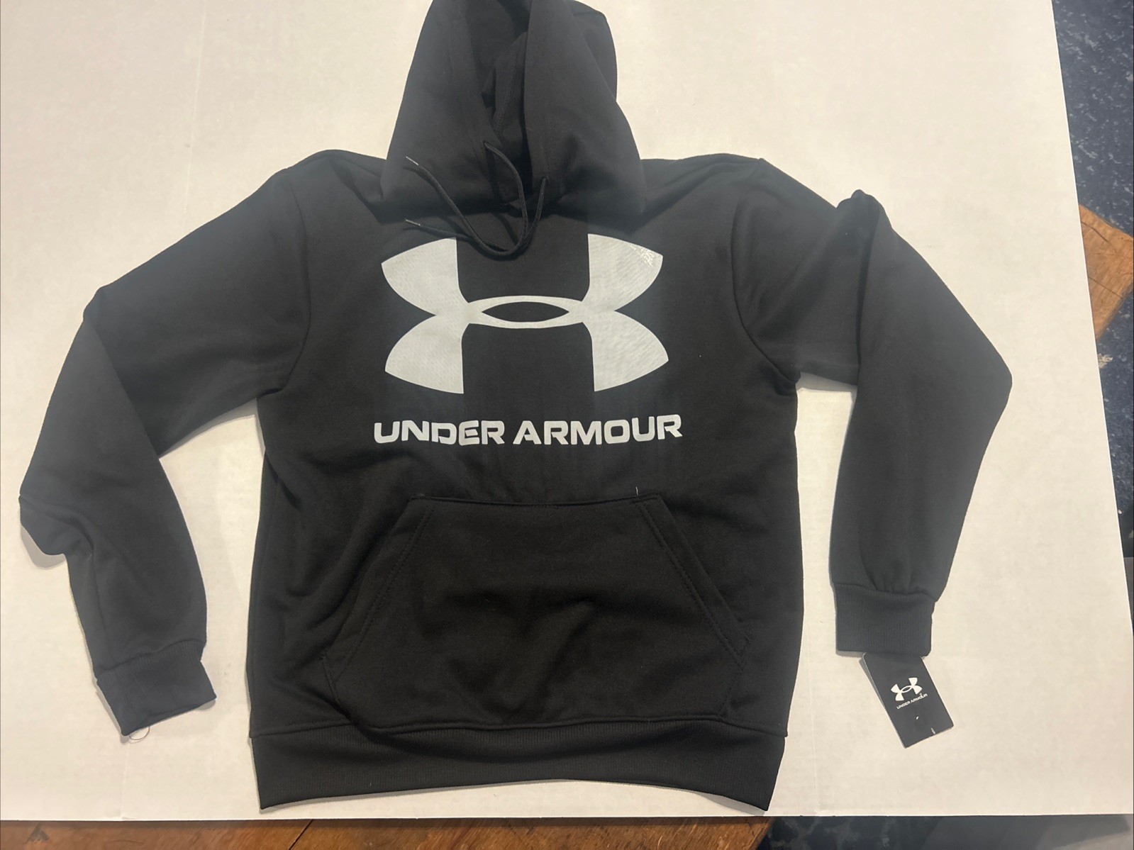 Under Armour Men’s Armour Fleece Graphic Hoodie 1373404-422 MD/MM Black