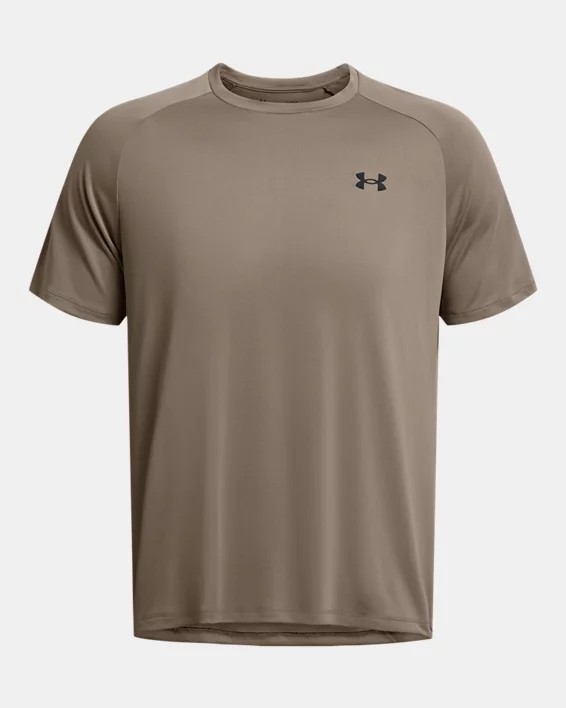 NWT Under Armour Men’s Tech 2.0 Short Sleeve Taupe T-Shirt Size Medium