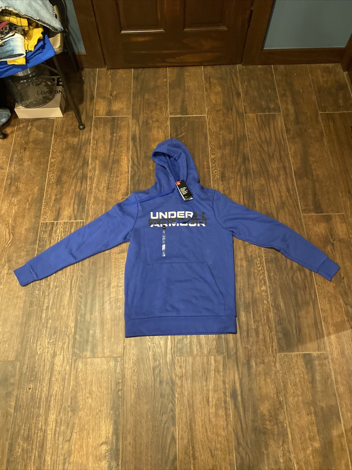 NWT Under Armour Blue Hoodie size Mens S
