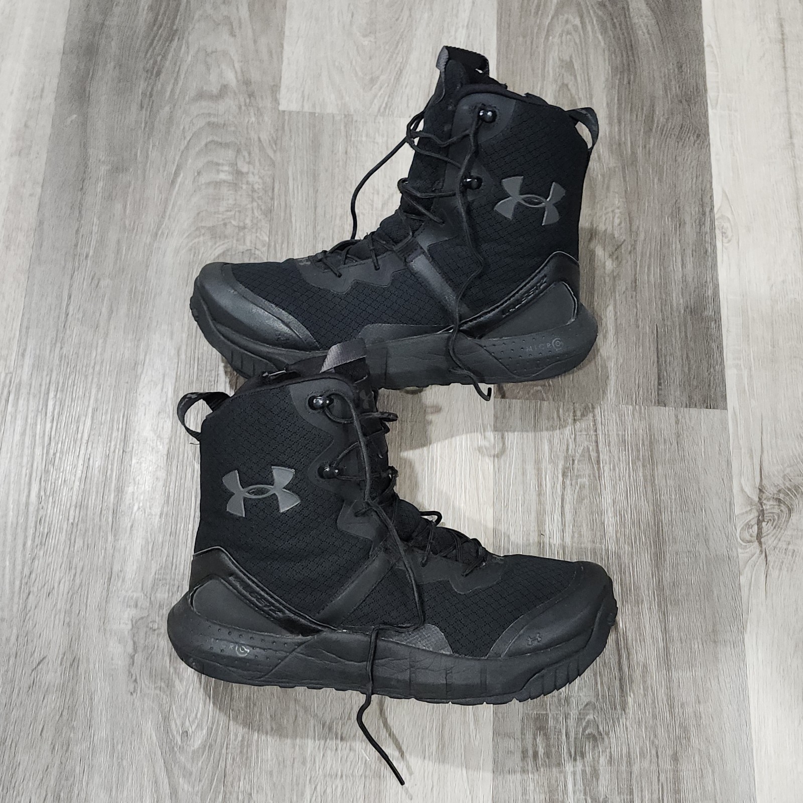Under Armour Micro G Valsetz Tactical Boots Mens 8 Work Punk Goth Grunge