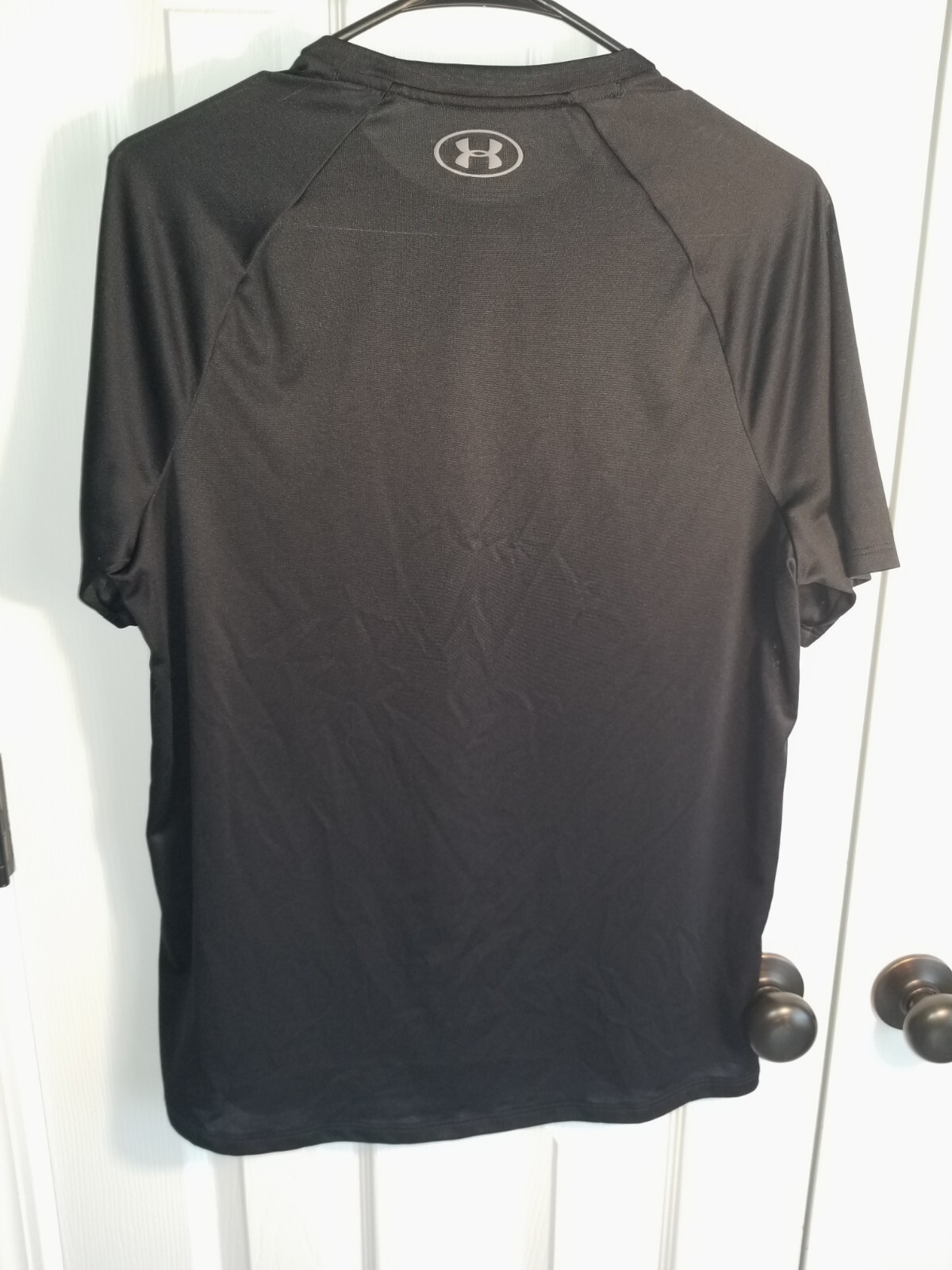 Under Armour The Tech Tee Black Active T-Shirt Mens Medium Sku B116