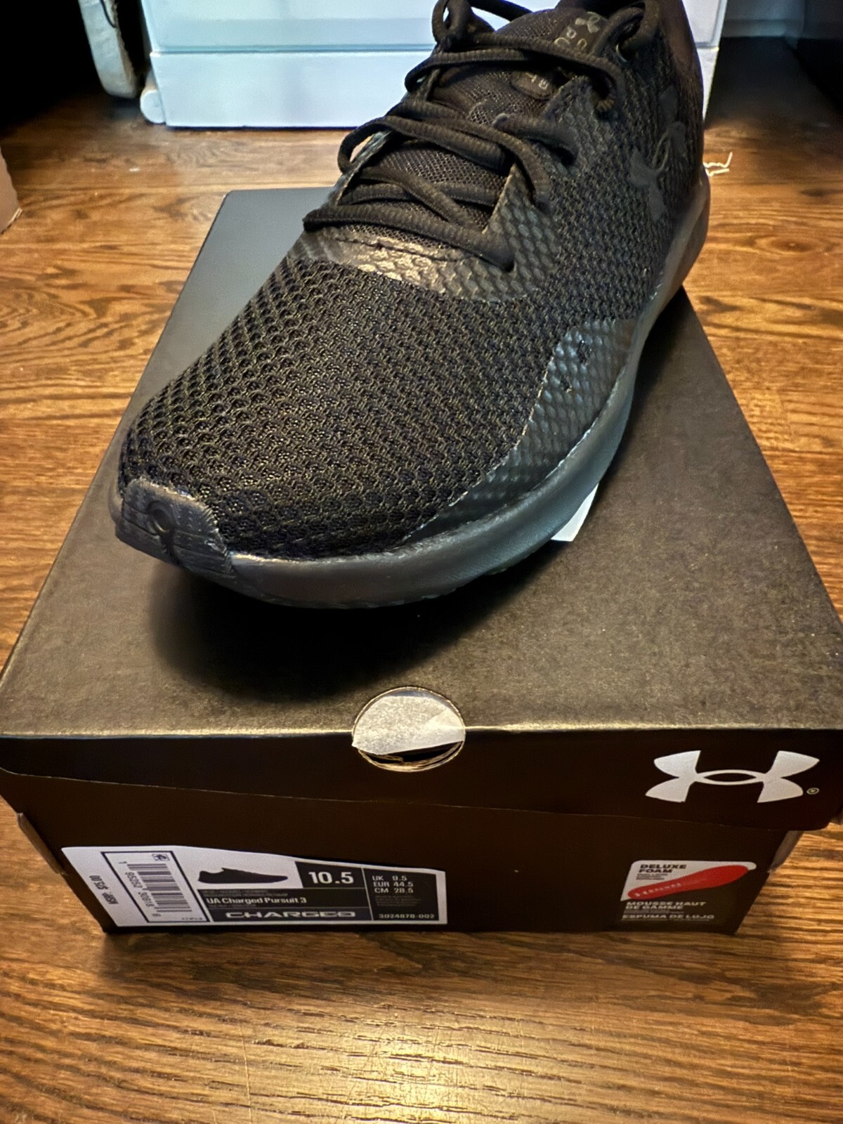 Under Armour Men’s Charged Pursuit 3 Black/Black