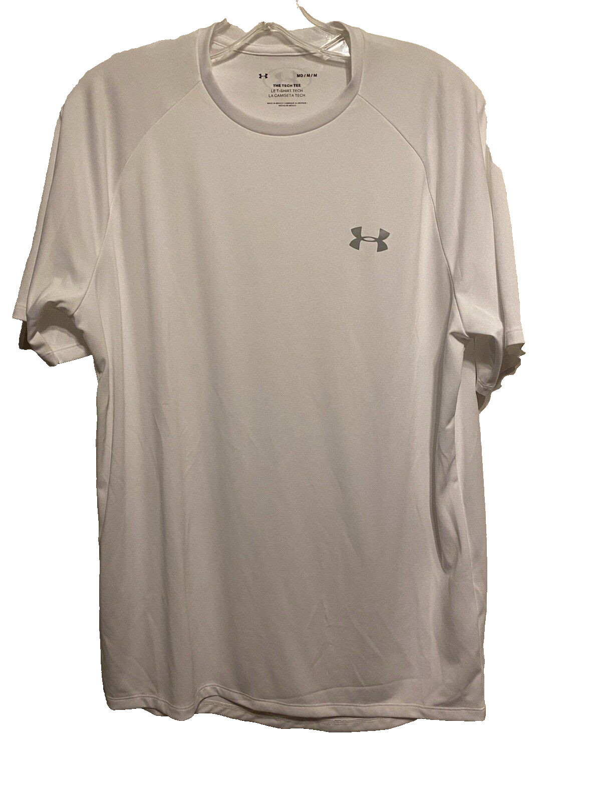 Under Armour The Tech Tee Men’s Short Sleeve Shirt Medium NWOT White