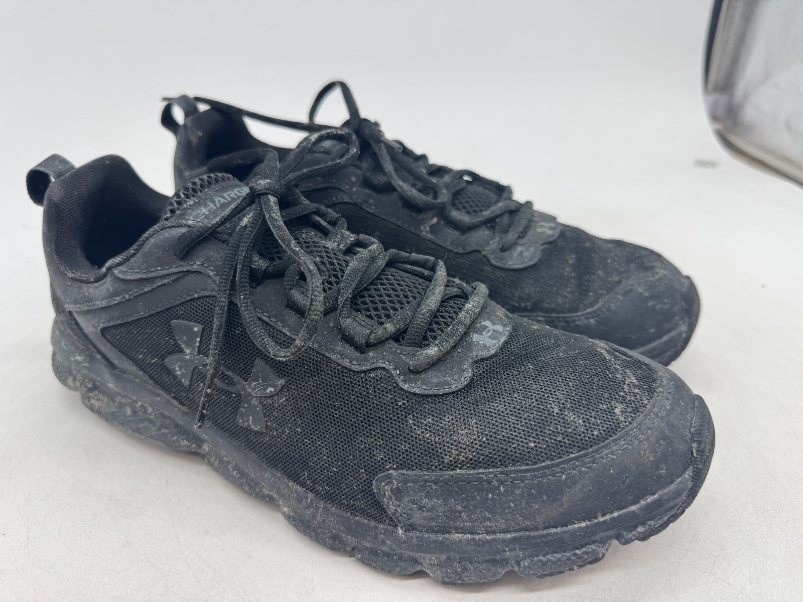 Under Armour Charged Assert 9 Athletic Shoes Men Black Low Top – 11.5