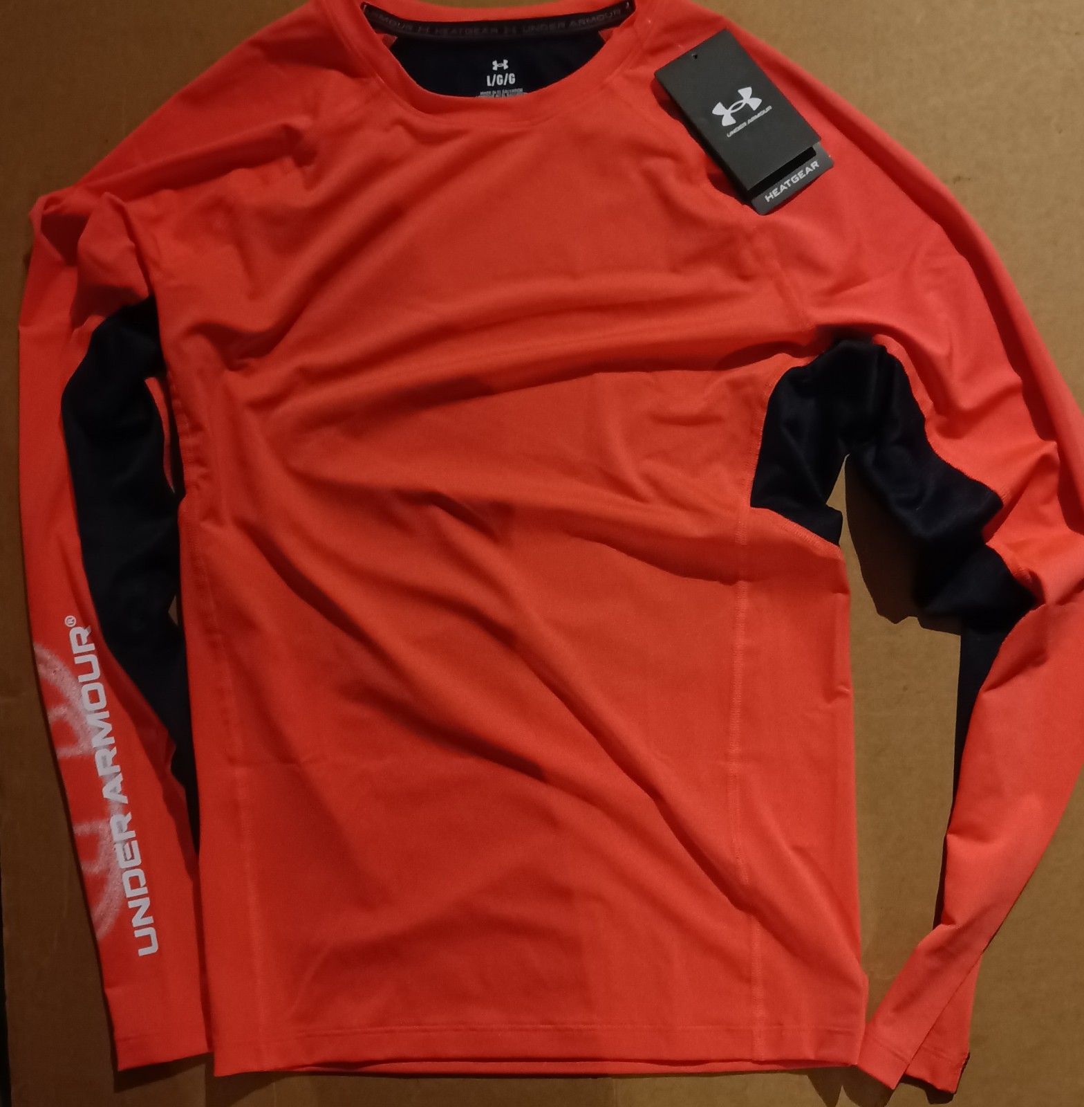 UNDER ARMOUR Mens UA HeatGear Compression Shirt NWT LARGE